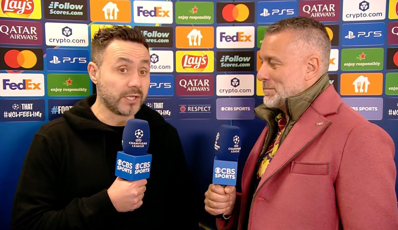 开云体育网址-德泽尔比：我们的进攻方式不对，下半场出现机会但没有把握住